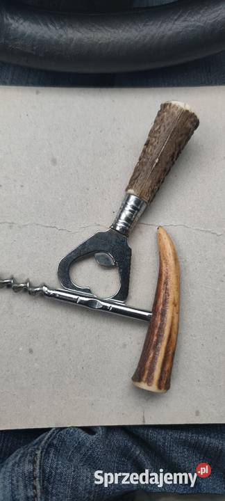 Stary zestaw otwieraczy do butelek z porożem mazowieckie