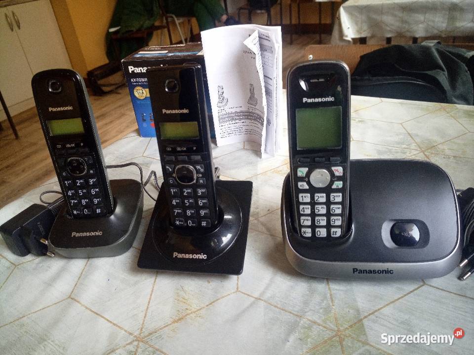 Panasonic Model KXTG1100PD Telefony bezprzewodowe Krupiec