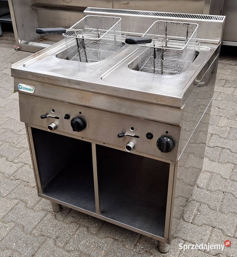 FRYTOWNICA GAZOWA 2 KOMORY 2X8L TECNOINOX M1810N wielkopolskie Nowe Skalmierzyce