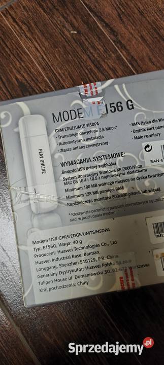 MODEM USB 3G HUAWEI E156G Gliwice