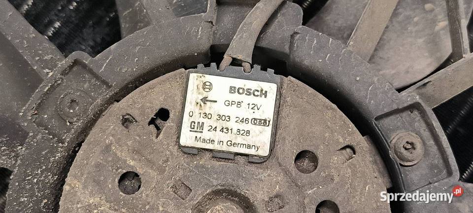 CHŁODNICA WODY OPEL ZAFIRA A 0130303246 osobowe kujawsko-pomorskie