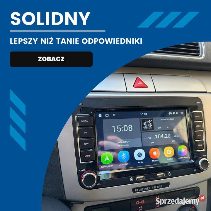 AutoPhantom CarPlay 2DIN 2GB 64GB Android 13 Wrocław sprzedam