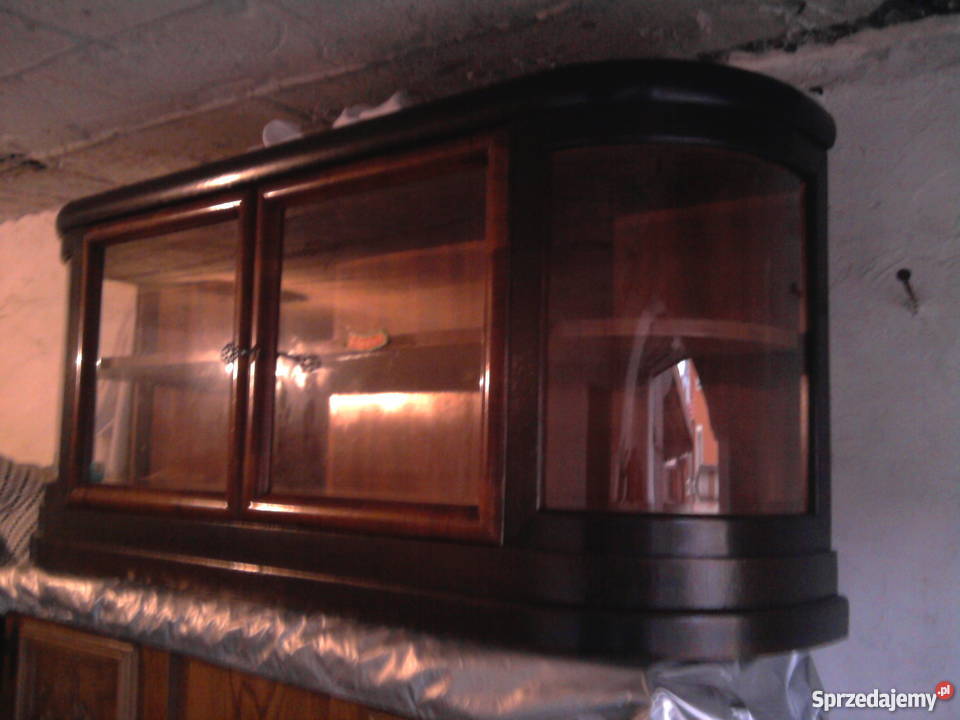 Szafka przeszklona wisząca Art Deco Łomża