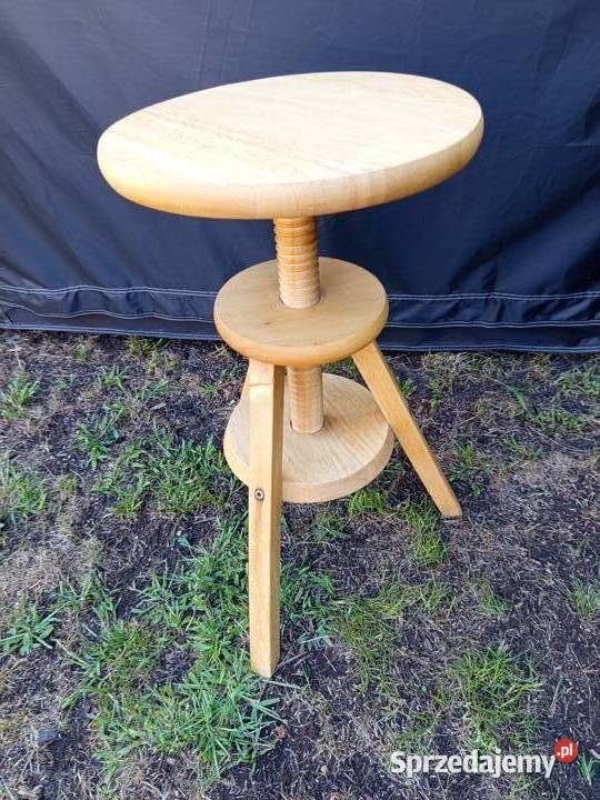 Taboret kuchenny regulowany stołek drewniany do mazowieckie Warszawa