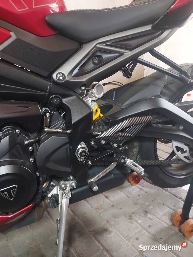 Triumph street triple765 rs 2023r nowe opony perła Triumph Cynków