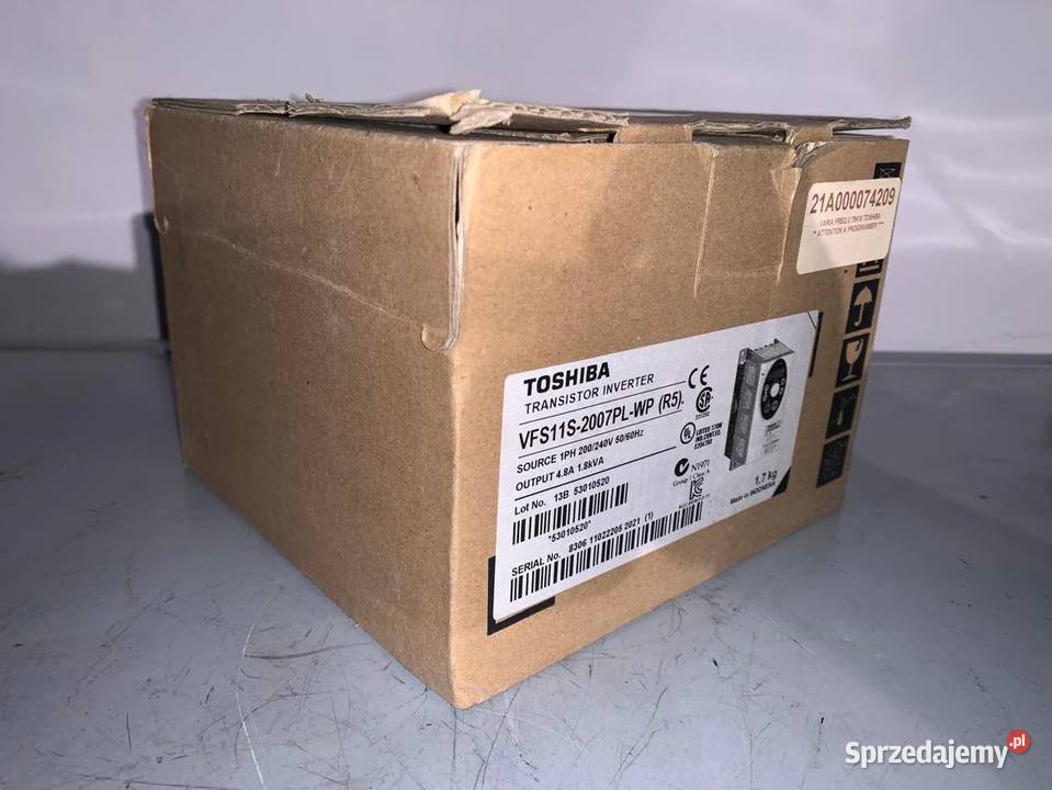 Falownik Toshiba VFS11S 075kW 230V mazowieckie Warszawa