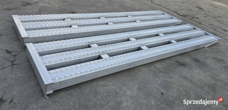 Najazdy aluminiowe 11 ton 2400x610x90mm Lubanie
