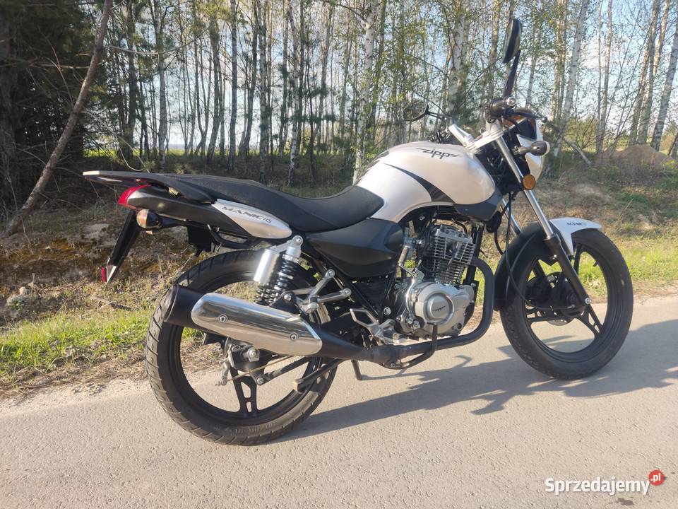Motocykl ZIPP MANIC RS 125 oryginalny przebieg