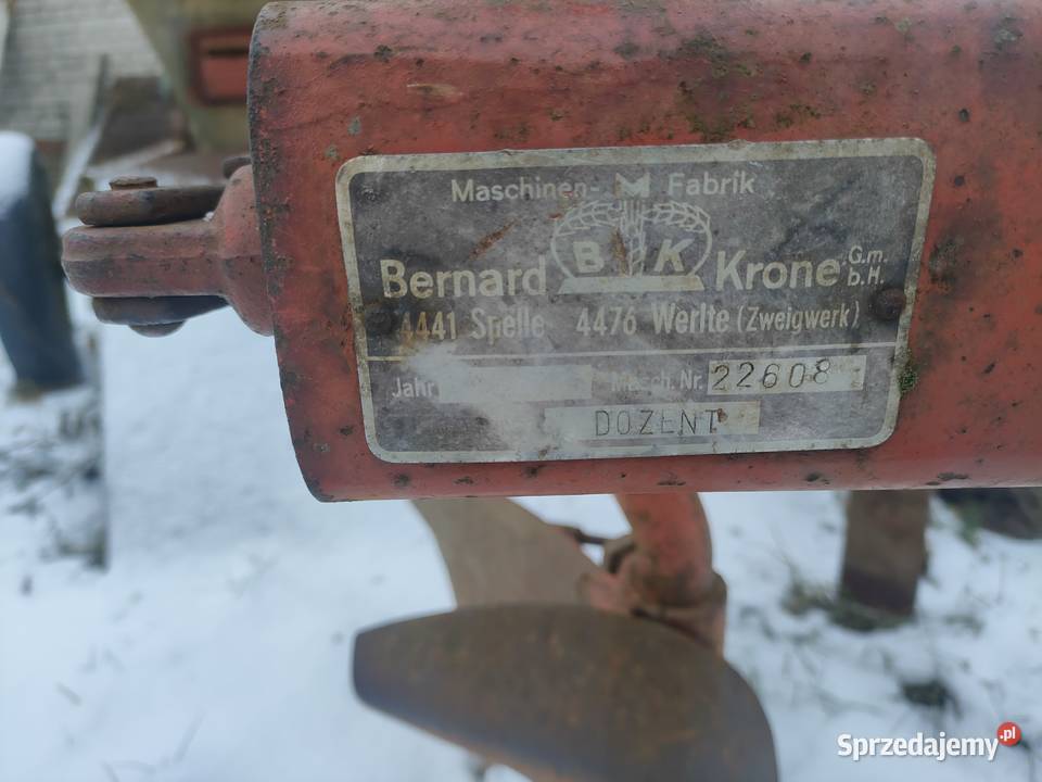 Pług 2 obracany mechanicznie Kutno
