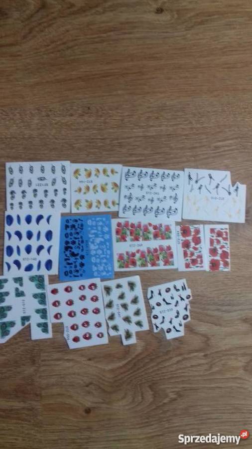 Zestaw do Manicure Inglot naklejki