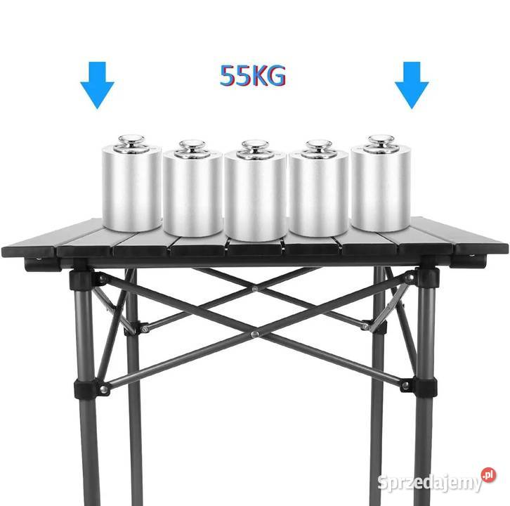 Qisiewell camping stolik przenośny beżowy Turystyka lubelskie Zamość