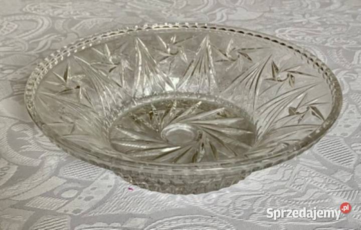 Kryształowa misa szlif młynek Huta Szkła Julia mazowieckie Warszawa sprzedam