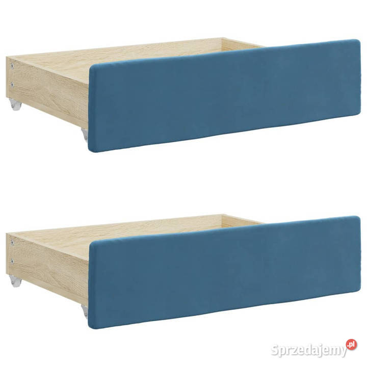 Szuflady pod łóżko 2 niebieskie WM833915 Warszawa sprzedam