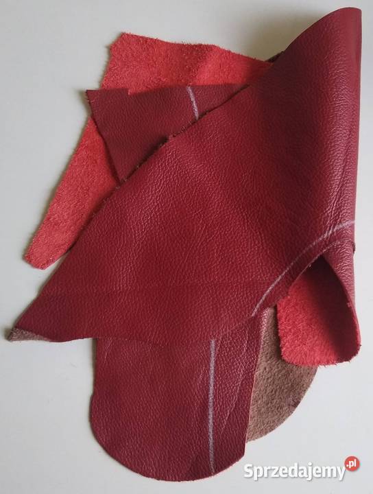 Skóra 267 g Licowa Włoska 2 Duże kawałki Gdańsk