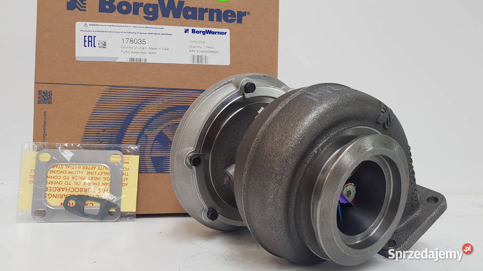 Turbosprężarka SCHWITZER 178035 179554 Turbosprężarki mazowieckie Siedlce