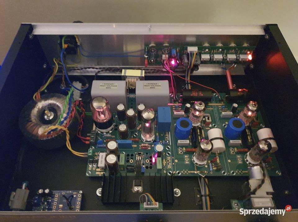 Przedwzmacniacz lampowy 2x ECC82 2x ECC88 SRPP Piaseczno