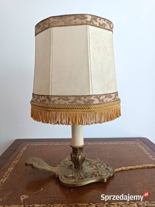 Lampa nocna brąz Lucien Gau Paris Budzyń