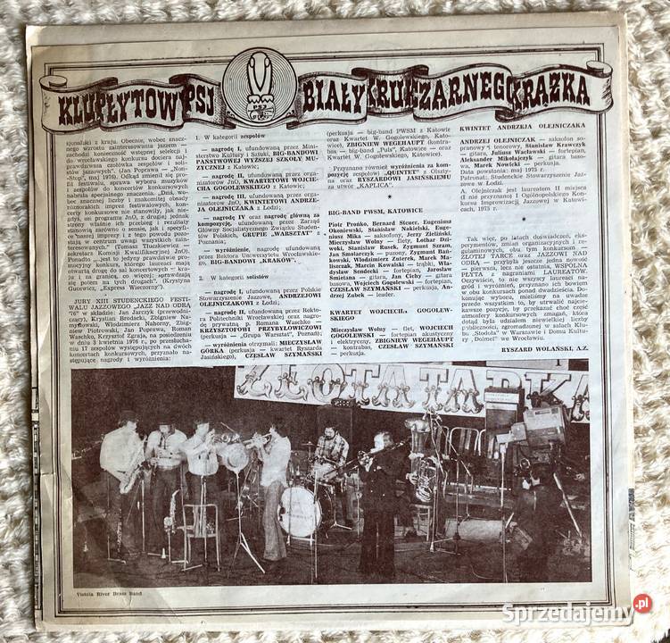 Złota Tarka 76 Jazz Odrą 76 Biały Kruk Czarnego zachodniopomorskie Szczecin