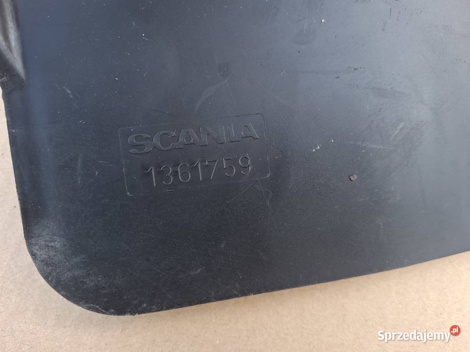 SCANIA CHLAPACZ FARTUCH PRZEDNI LEWY NOWY ciężarowe Bieleń