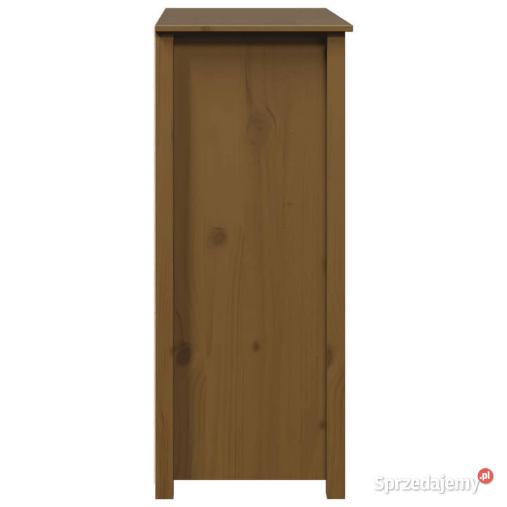 Szafka miodowy brąz 83x415x100 lite drewno