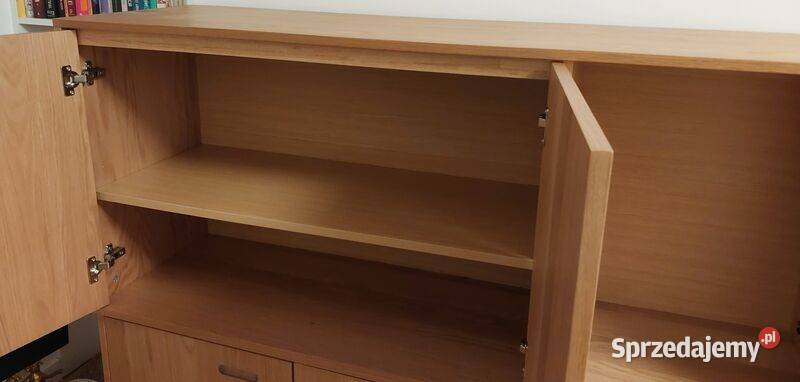 Komoda dębowa 150 3 szuflady 2 drzwi