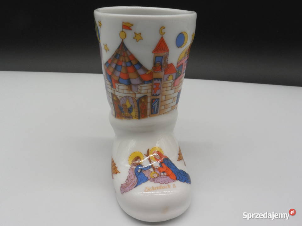 Porcelanowy kozak Eschenbach świąteczna