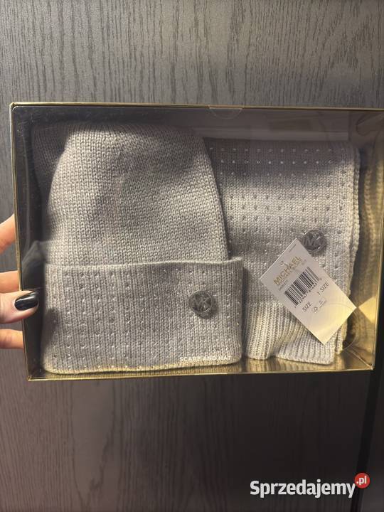Czapka z szalikiem Michael Kors Dla kobiet Warszawa