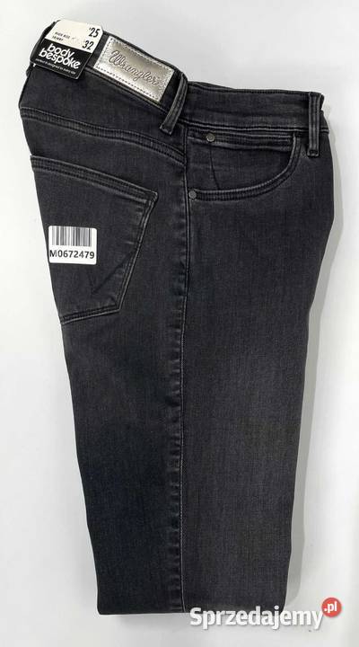 Spodnie damskie Wrangler High Skinny Soft Grey Pisz