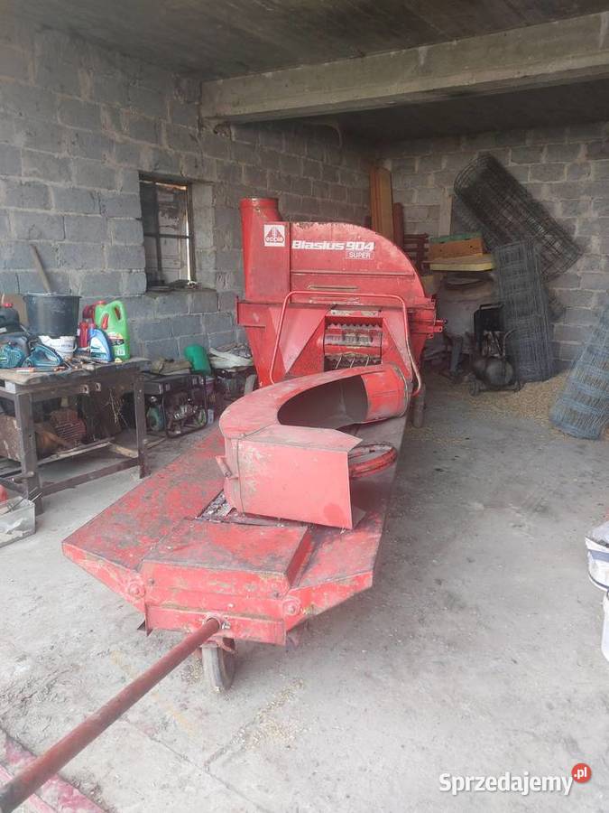 Rozdrabniacz rębak z podajnikiem Epple Blasius Leśnictwo Dąbrowa Tarnowska