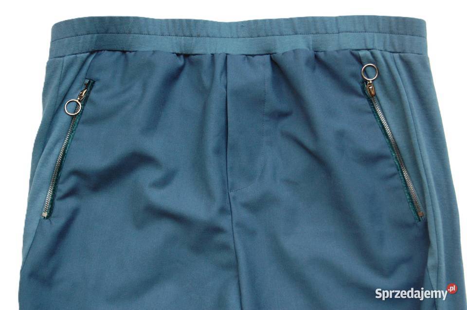 Spodnie damskie cygaretki Pulz Jeans 38 M morski Lublin