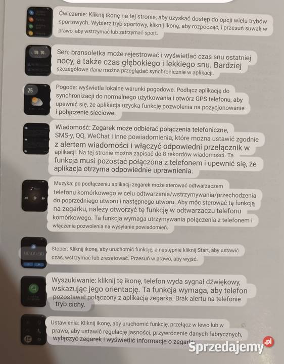 Smart watch Poounur P66 Osiek Mały
