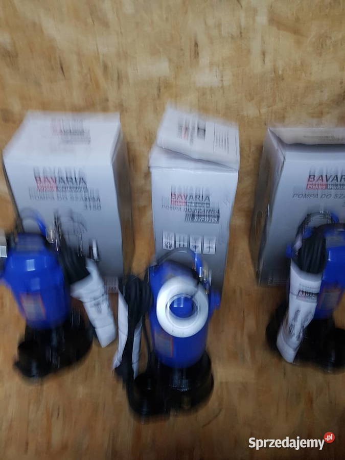 POMPA DO WODY SZAMBA 2 3150W ZŁACZKI Bavaria Elektryczne Głogowa