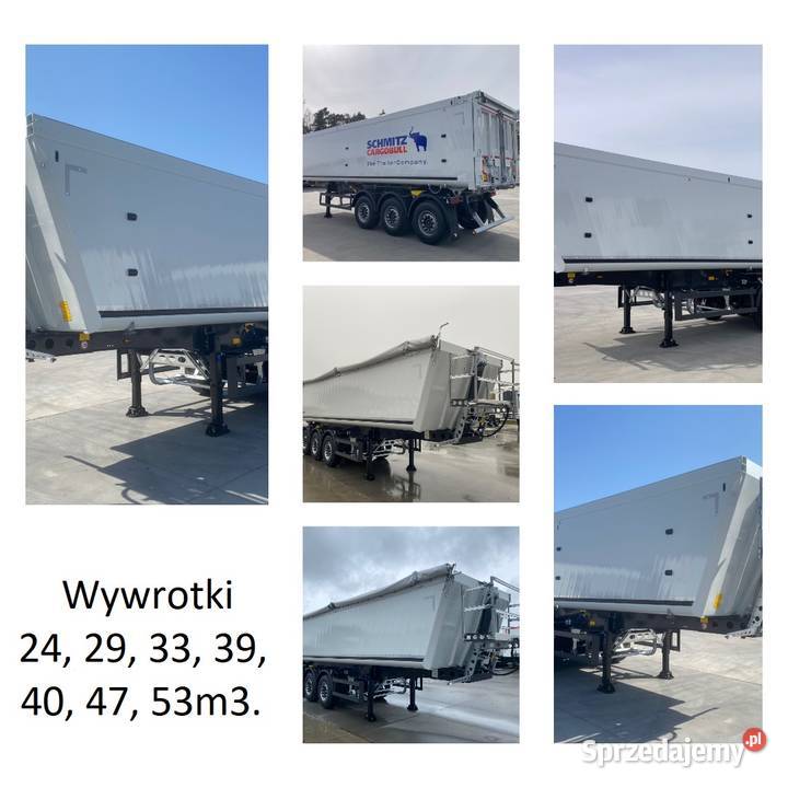 Wynajem Wywrotki Schmitz Cargobull pełny VAT Wywrotki Warszawa sprzedam