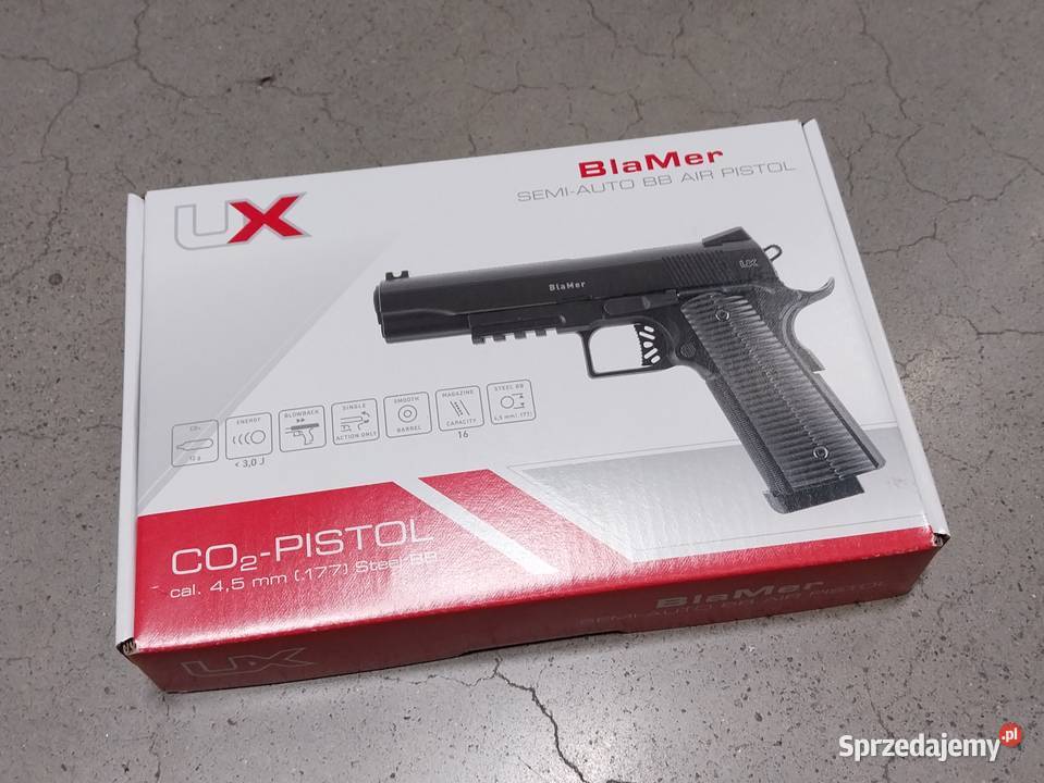 Pistolet wiatrówka Umarex BlaMer 45 mm CO2 śląskie Czeladź