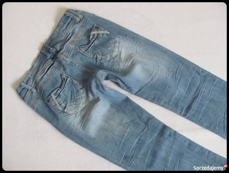 ORSAY spodnie jeansowe Straight rozmiar 38 M Bez wzoru Płock