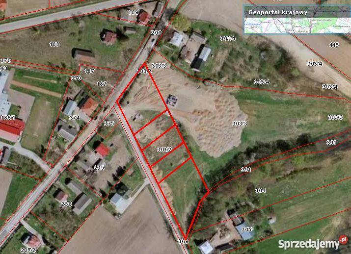 Działki budowlane Jurkowice świętokrzyskie Jurkowice