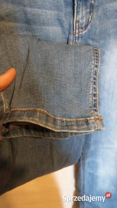 John Baner jeansy ze stretchem SLIM Długie mazowieckie Warszawa
