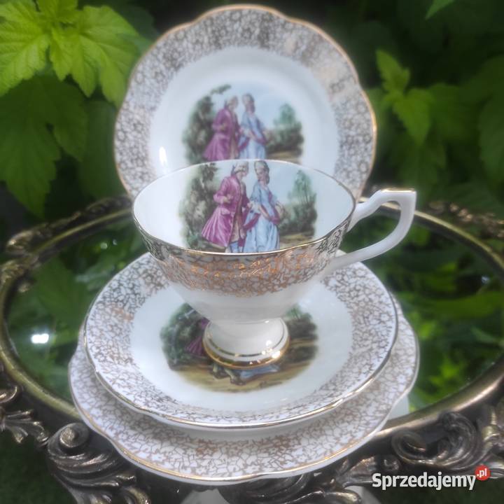 CROWN BANKBONE CHINAENGLANDTrio kolekcjonerskie Pabianice sprzedam