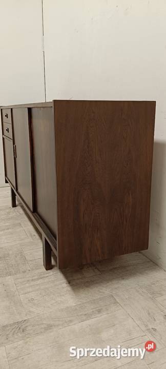 komoda sideboard vintage PRL design pod tv długa łódzkie Radomsko