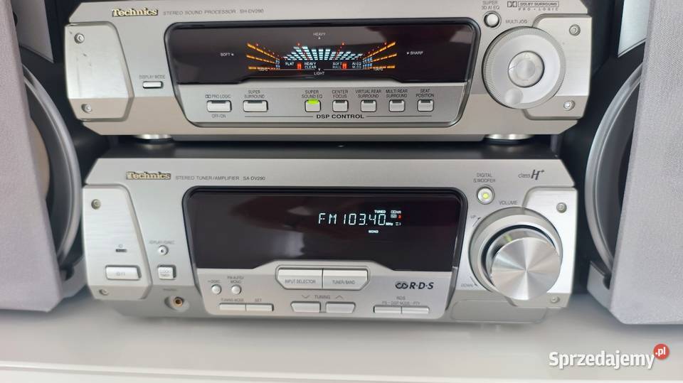 Wieża Technics dv290 z DVD i MP3 Najwyższy model Mroczeń