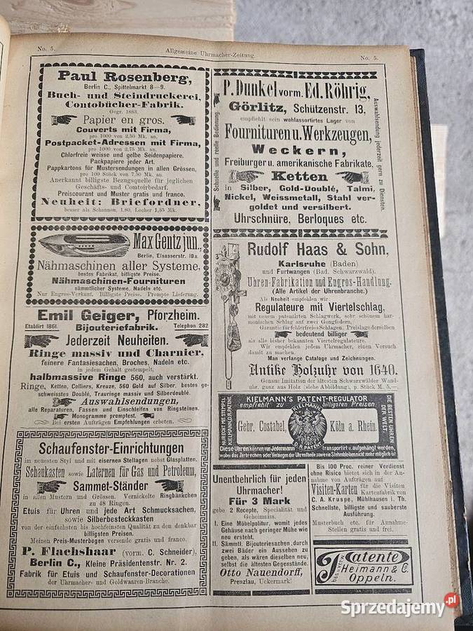 Zabytkowe zegary książka Turek