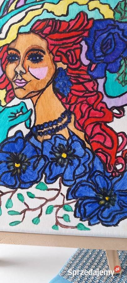 Kobieta w kapeluszu 24x30 Bydgoszcz