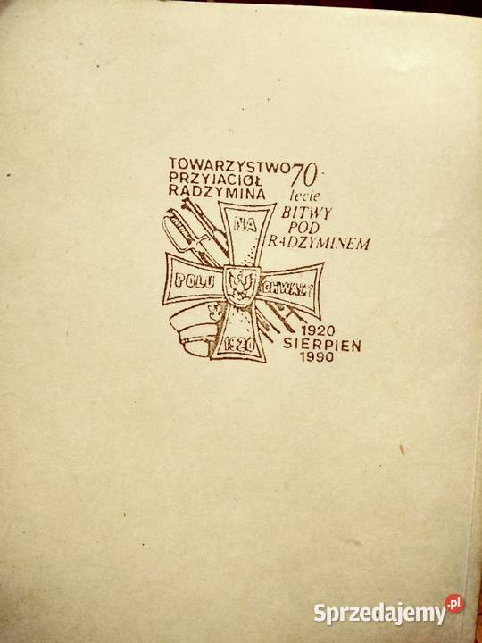 Bohater Radzymin Pogonowski książki unikaty Warszawa