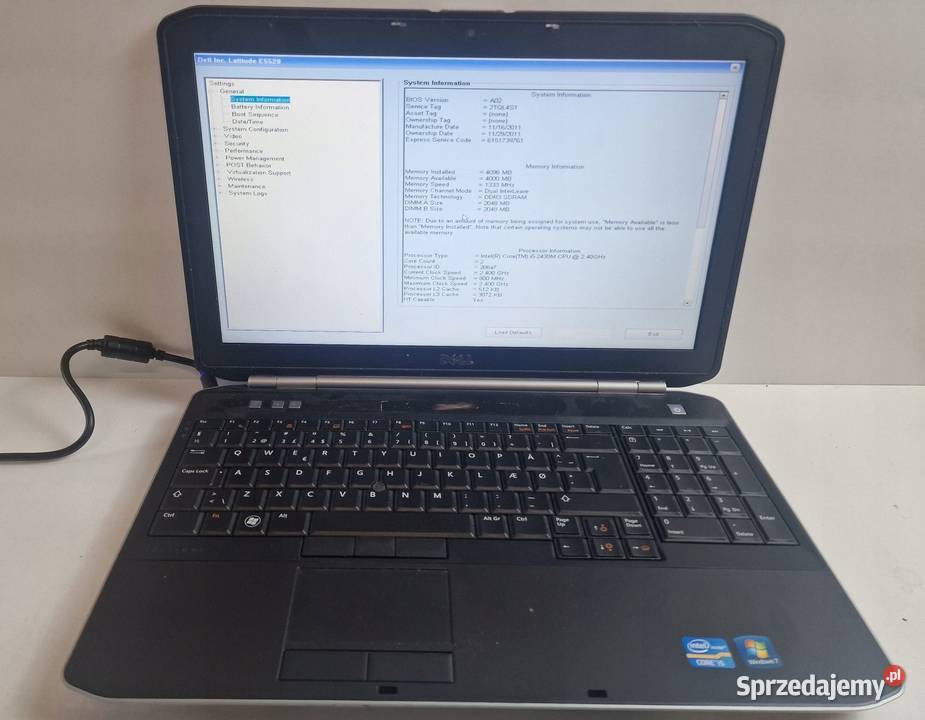 Dell Latitude E5520 i5 Warszawa