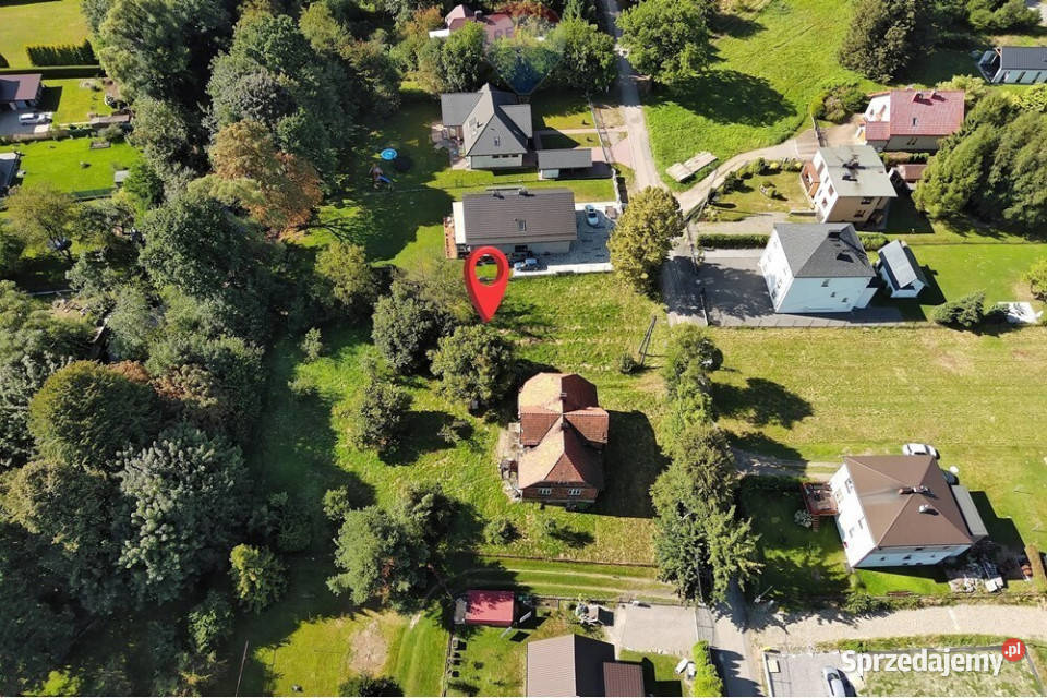 Działka budowlana rzeką w górach 0m Wilkowice
