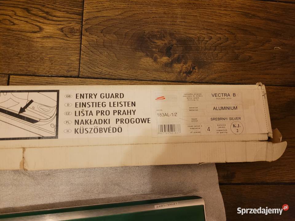 Listwy progowe VECTRA B kpl 4 Łódź