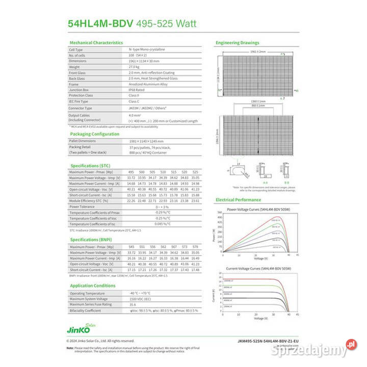 JINKO Solar 510W 54HL4MBDV