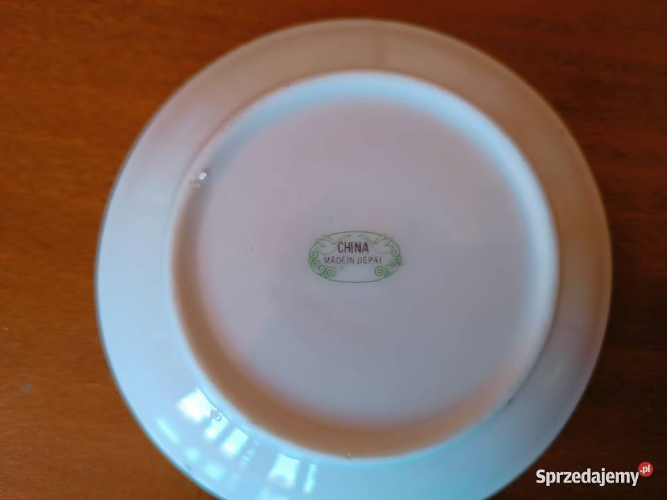 Zestaw 6 filiżanek z podstawkami do mokki Porcelana i szkło Szczyrk