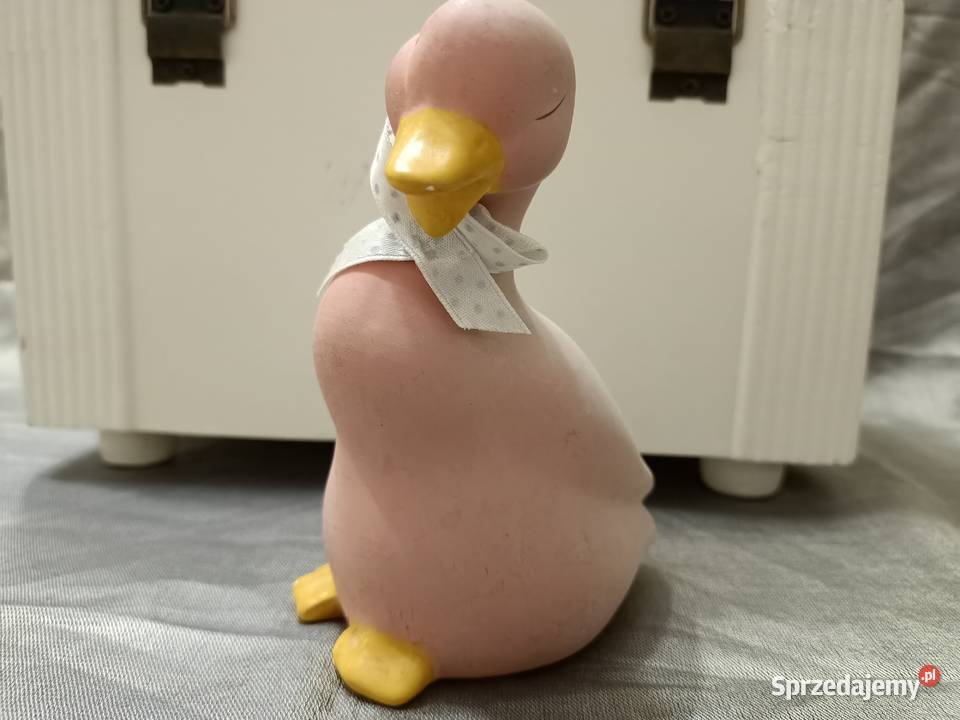 Ptak ptaszek gęś kaczka porcelana Toroma AB Zamość