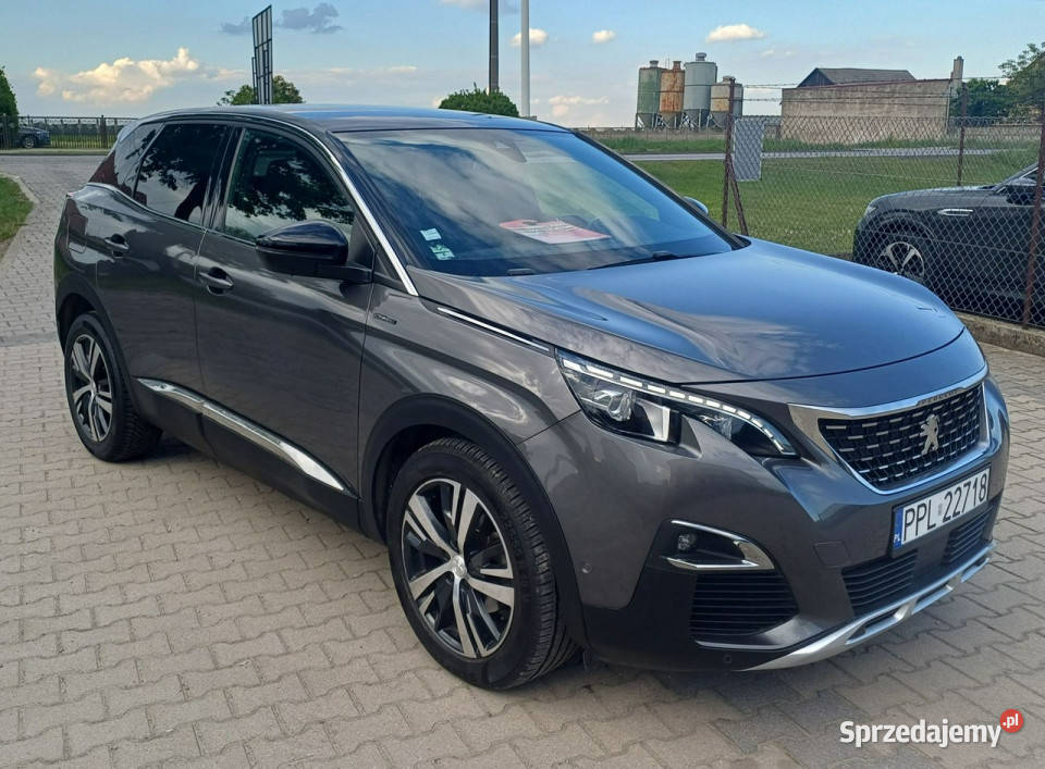 Peugeot 3008 16 BlueHDi 120 GT Line II 2016 łopatki zmiany biegów wielkopolskie sprzedam